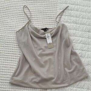 Elegant Beige Women's Top